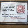 Ticket Card 1/2: 2019 Shohei Ohtani HR #26 - Image 3