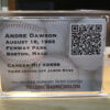 Ticket Card 1/1: 1993 Andre Dawson Career Hit #2598 - Image 3