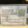 Ticket Card 2/3: 2018 Tim Anderson Career HR #46 - Image 3