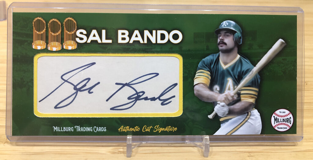 Cut Signature 7x3: Sal Bando / Athletics
